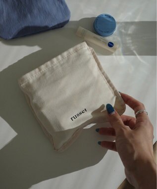 russet ［インフルエンサースタッフ企画］ロゴトートバッグ(Z-221) Kinari