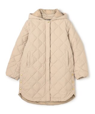 UNFILO 【自宅で洗濯OK / 軽量で暖かい】TAIONコラボ 2WAY キルティングダウン ベージュ