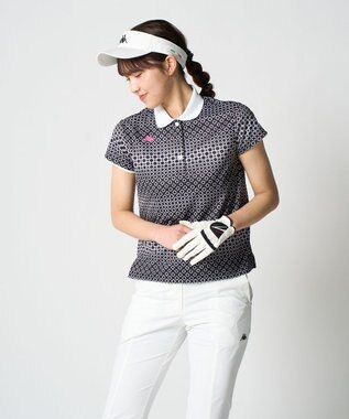 FILA GOLF／marie claire 【Kappa】半袖ポロシャツ ブラック