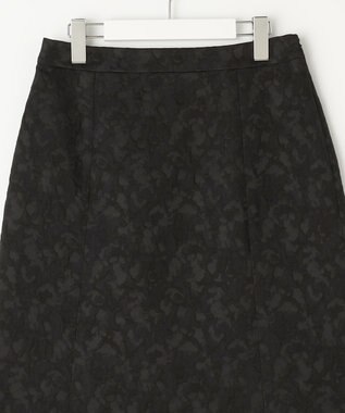 J.PRESS LADIES CARETTAジャカード スカート ネイビー系