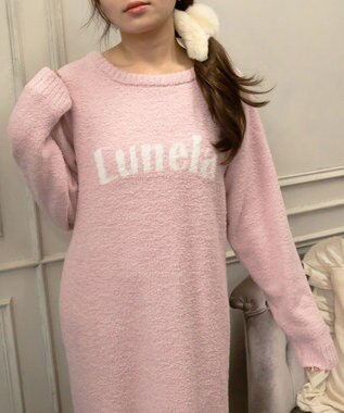 WEGO ロゴワンピース ピンク