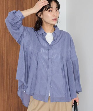 CRAFT STANDARD BOUTIQUE ヴィンテージボイルタックフレアシャツ