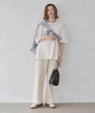 WEGO 【ユニセックス着用ITEM/SMLサイズ展開】コットンクルーネックT（SS） ホワイト