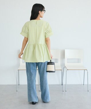 CRAFT STANDARD BOUTIQUE ペプラムチュニック Light Green