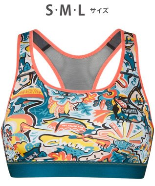 CW-X 【WOMEN】 CW-X 【CHUMS (チャムス)コラボ】 スポーツブラ スポーツゆれケアブラ 【スポーツ時のゆれからバストを守る】 ノンワイヤー トレーニング ジョギング レディース LNY120 /ワコール