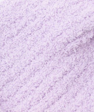 ANY KIDS 立体 アニマル ニット キャップ ラベンダー×クマ