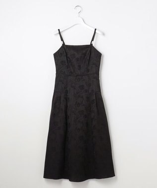 Feroux 【先行予約】ジャガードキャミ ワンピース ブラック系