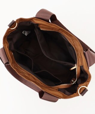 LA BAGAGERIE 2WAYナイロンミニトート チョコ