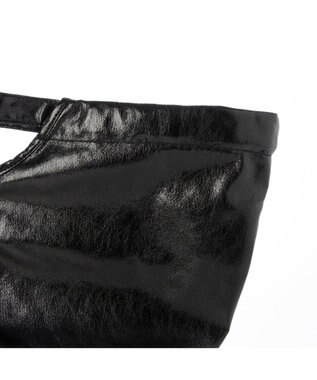 UNBILLION カシュカシュ cachecache / メタリックギャザーパッカブルトート ブラック