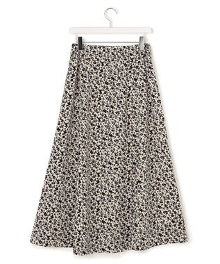 J.PRESS YORK STREET 【WOMEN】フラワープリント フレアスカート ホワイト系5