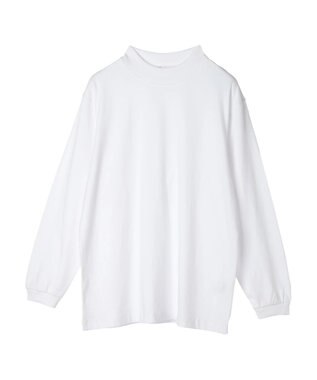 CRAFT STANDARD BOUTIQUE 【2点セット】洗える 60/2 14G片畦Vネックベスト+ロンTEE SET Purple