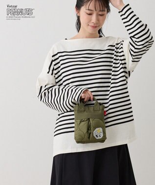 ROOTOTE 8408【スヌーピー】IP.ベビールー.パフ.ピーナッツ-9R 02：カーキ