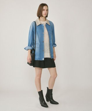 GRACE CONTINENTAL カバーオールジャケット インディゴ