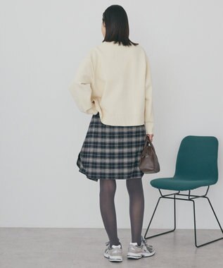 AMERICAN HOLIC 【選べる丈】モールニットプルオーバー Ivory