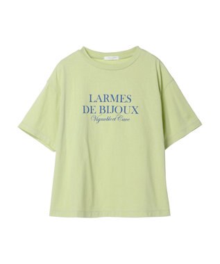 Green Parks 両面ロゴツアーボックスＴシャツ Lime Green