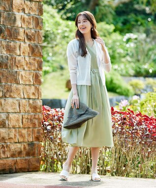 Tiaclasse シアーショートカーディガン オフホワイト