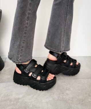 WEGO 厚底ボリュームスポサン ブラック