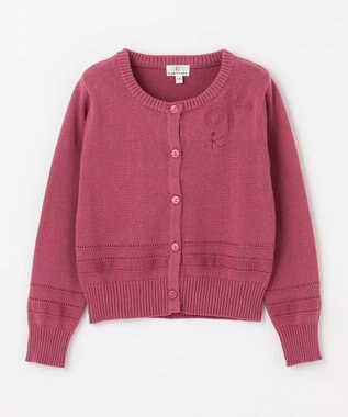 組曲 KIDS 【110-140㎝】クラシック カーディガン ラズベリー
