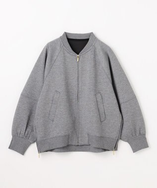 ANY サイドジップダンボールブルゾン グレー