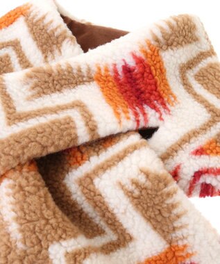 Green Parks ■ＰＥＮＤＬＥＴＯＮ　ボアマフラー Beige