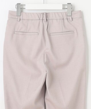 J.PRESS LADIES 【洗える】シャークスキン テーパード パンツ ピンク系