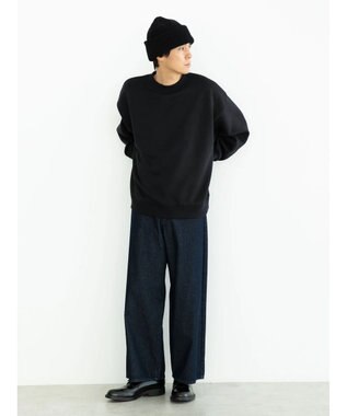 CRAFT STANDARD BOUTIQUE ニットフリーススウェット Black