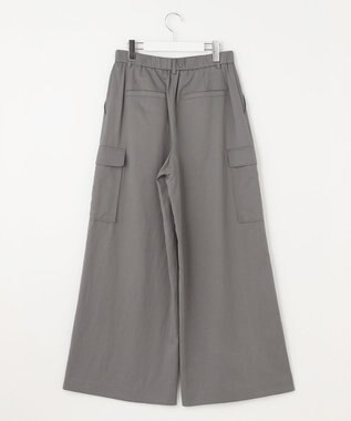 自由区 L 【洗える】テンセルツィルカーゴ パンツ グレー