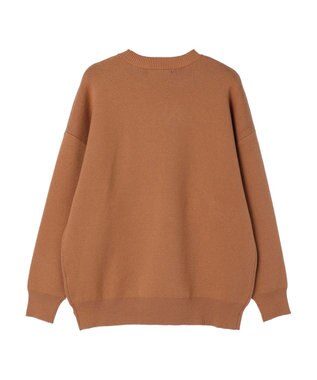 Green Parks ＦＡＮＴＡＳＩＡ／ジャガードニットプルオーバー Brown