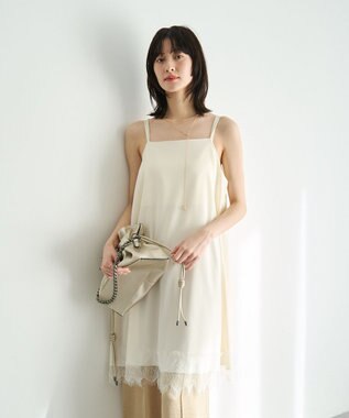 YECCA VECCA 2wayチェーンギャザーバッグ Gold