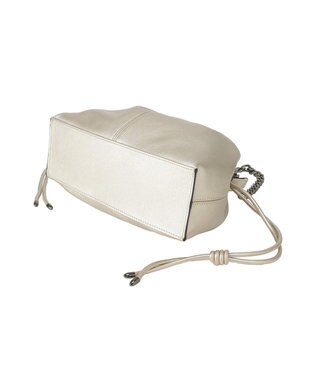 YECCA VECCA 2wayチェーンギャザーバッグ Gold