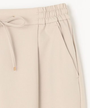 ANY 【ウエストゴム/ストレッチ/セットアップ可】イージィケアストレッチテーパードパンツ ベージュ