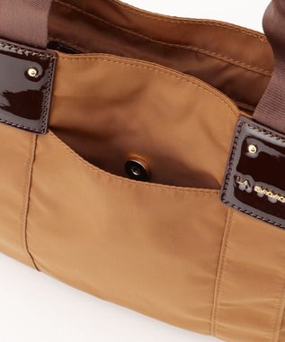 LA BAGAGERIE 2WAYナイロンミニトート チョコ