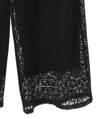 AMERICAN HOLIC プリーツレースパンツ Black