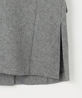 ANY SIS 【洗える】ツイード ジレ モノトーンミックス