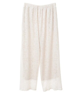 AMERICAN HOLIC プリーツレースパンツ Ivory