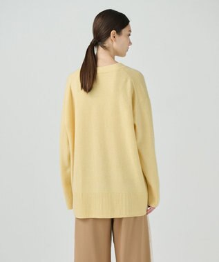 GRACE CONTINENTAL クーマラムニットカーディガン イエロー