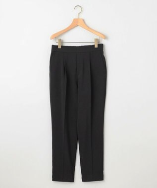 組曲 【ストレッチ・イージーケア】オシャクロス テーパードパンツ ブラック系