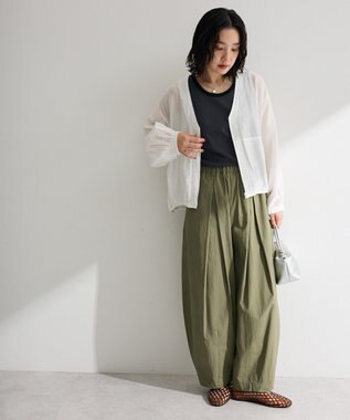 Green Parks 【適ON】配色タンクトップ Gray