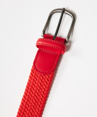 FILA GOLF／marie claire 【FILA GOLF】メッシュベルト レッド