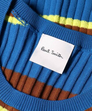 Paul Smith ボーダー ショートスリーブ ニット ブルー