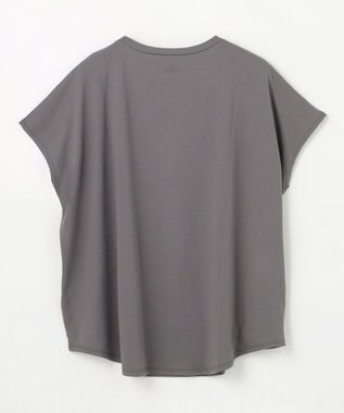 ANY ANYファンクションワイドフレンチスリーブTシャツ スレート