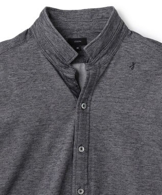 JOSEPH HOMME ツイルネルジャージー　ウイングカラーシャツ グレー系