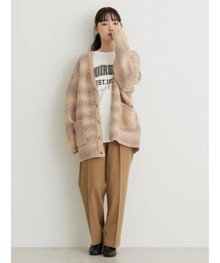 AMERICAN HOLIC グラデーションニットカーディガン Beige