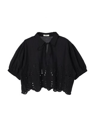 earth music&ecology エンブロイダリープルオーバー Off White