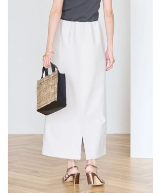 AMERICAN HOLIC クレープジョーゼットタイトスカート Light Gray