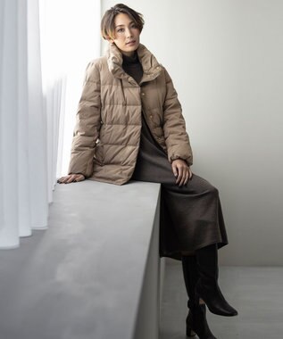 J.PRESS LADIES 【WEB限定カラーあり・洗える】EASY WOOL ワンピース ブラウン系