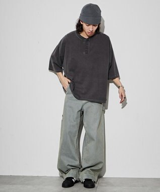 WEGO 【ユニセックス着用ITEM】HENRYNECK　T スミクロ