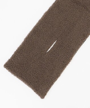 J.PRESS YORK STREET 【UNISEX】キルトマフラー カーキ系