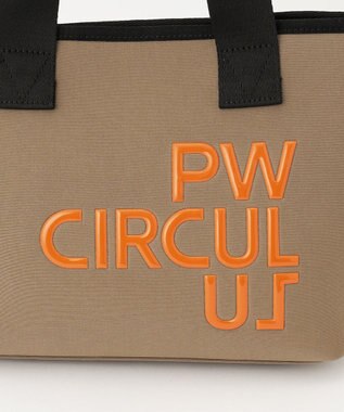 PW CIRCULUS 【UNISEX】ロゴ カートバック ゴルフ ベージュ系