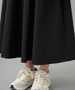 Chacott Chacott BALANCE タフタAラインスカート ブラック